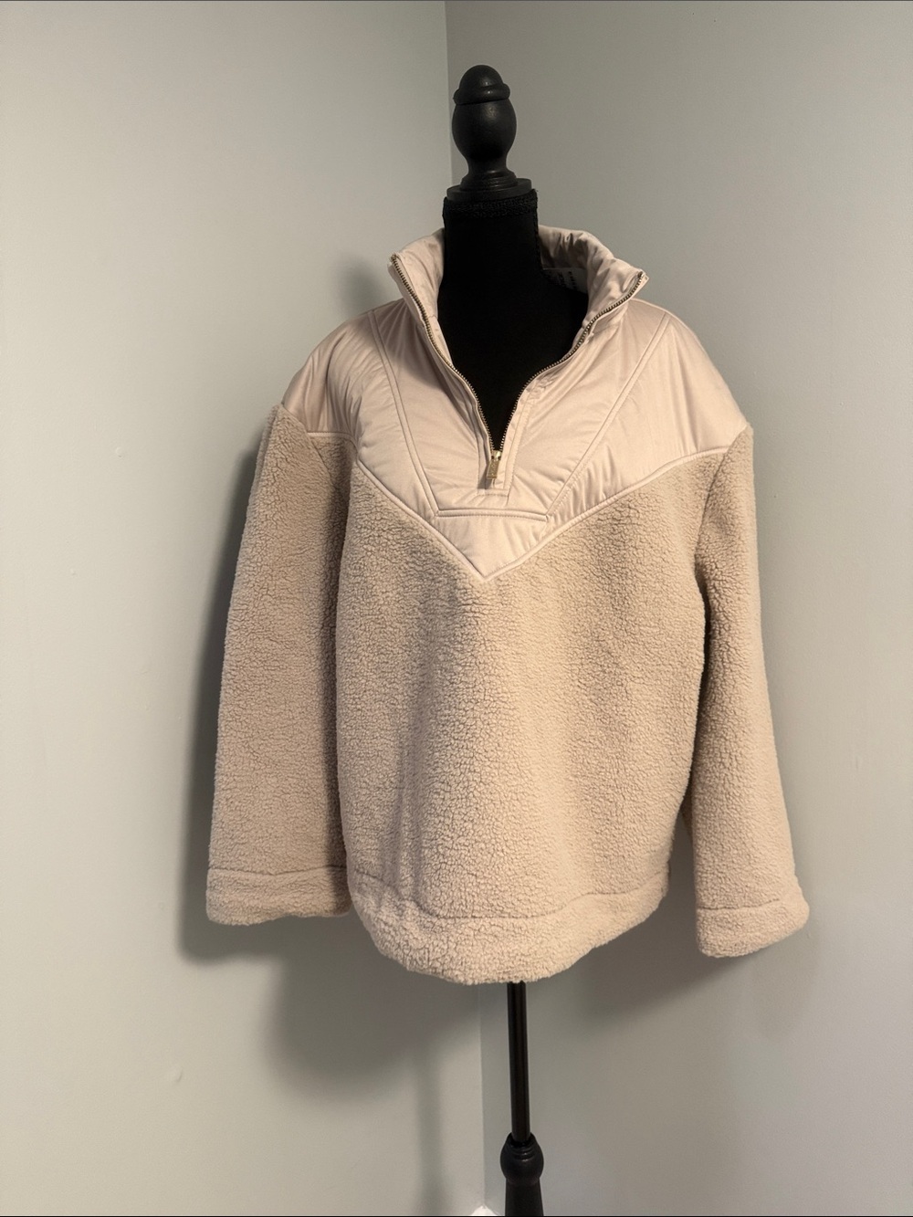 Style & Co. Tan Cowl Neck Jacket